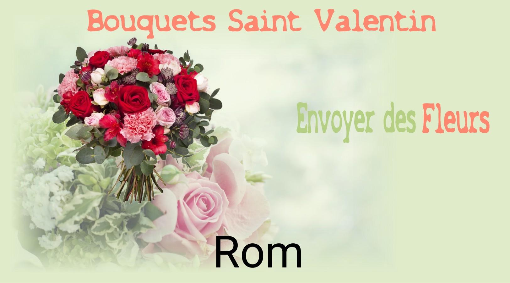 Roses de Saint-Valentin livrées à Rom